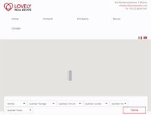 Tablet Screenshot of lovelyrealestate.com